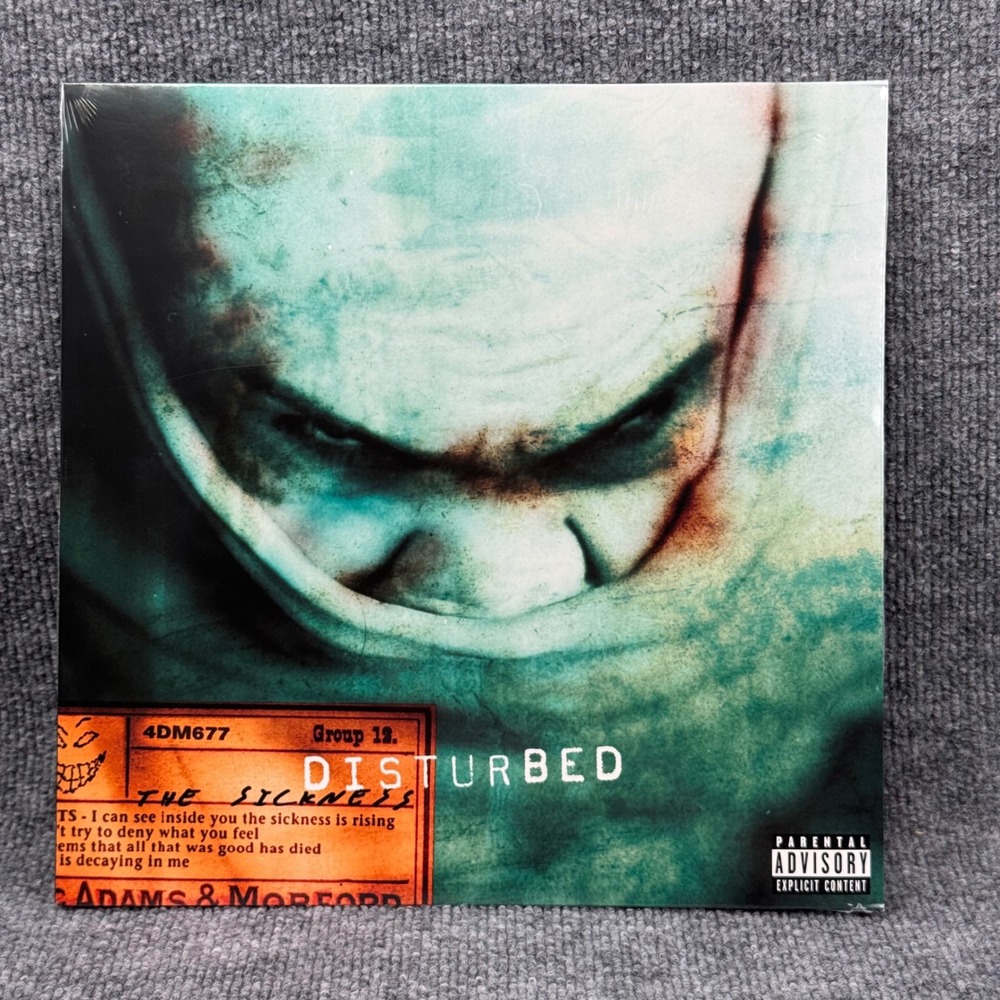 Disturbed The Sickness Vinyl LP Record 2012 Reissue Reprise 93624928287 Sealed